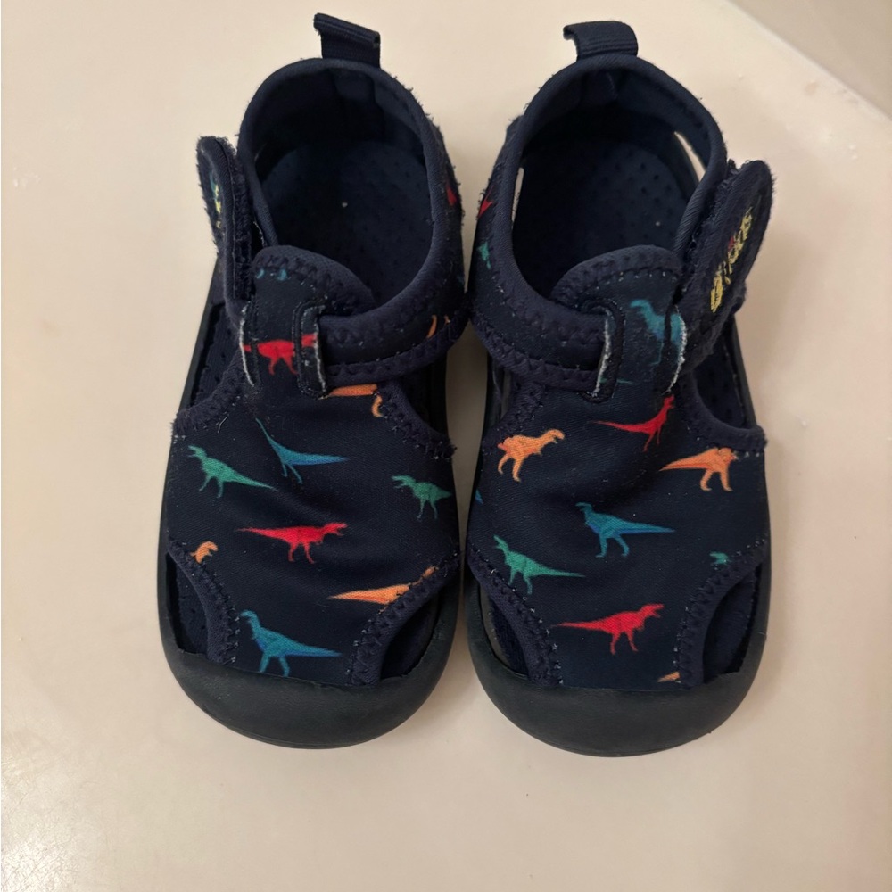 Kids Dinosaur Print Water Shoes